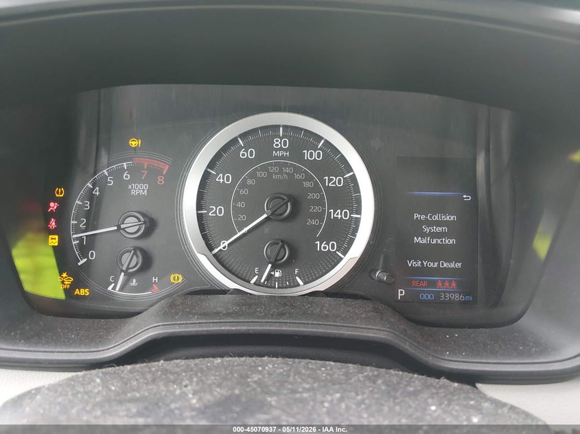 2022 Toyota Corolla VIN 5YFEPMAE6NP383720 IAAI salvage auction — REAR END, Salvage Title, sold $3,900 on 2026-07-27 (photo 7)