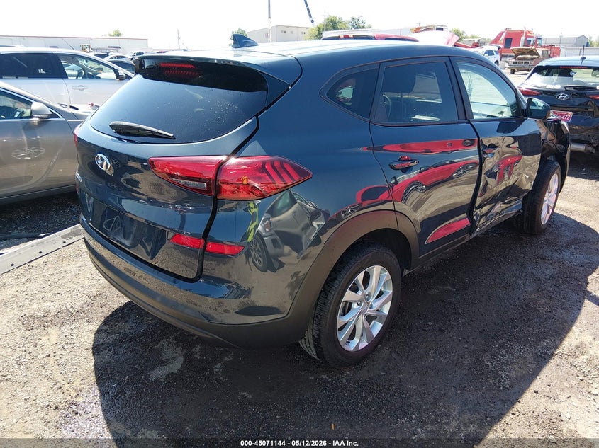 2020 Hyundai Tucson VIN KM8J23A44LU182165 IAAI salvage auction — SIDE, Clear (Oklahoma), sold $3,150 on 2026-07-21 (photo 4)