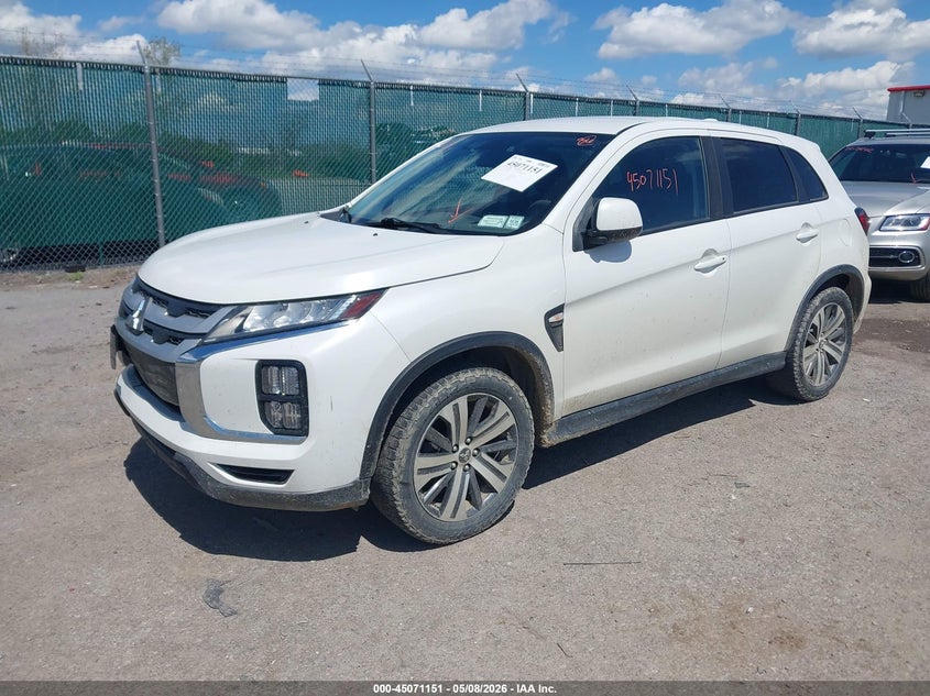 2021 Mitsubishi Outlander VIN JA4ARUAU3MU032842 IAAI salvage auction — FRONT END, Mv-907A (New York), sold $4,950 on 2026-07-07 (photo 2)