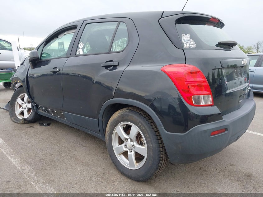 2016 Chevrolet Trax VIN KL7CJNSB9GB734900 IAAI salvage auction — FRONT END, Salvage (New Jersey), sold $225 on 2026-07-27 (photo 3)
