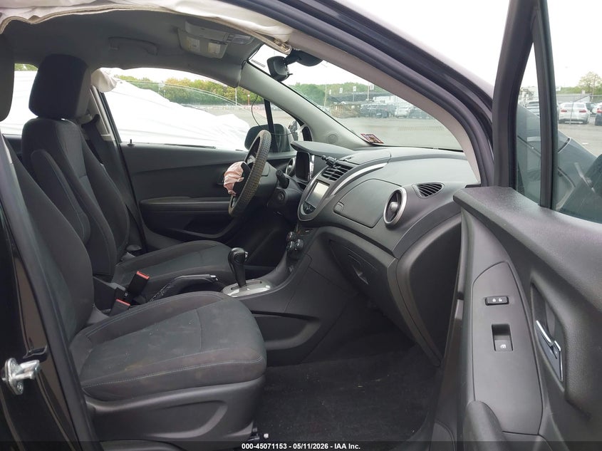 2016 Chevrolet Trax VIN KL7CJNSB9GB734900 IAAI salvage auction — FRONT END, Salvage (New Jersey), sold $225 on 2026-07-27 (photo 5)