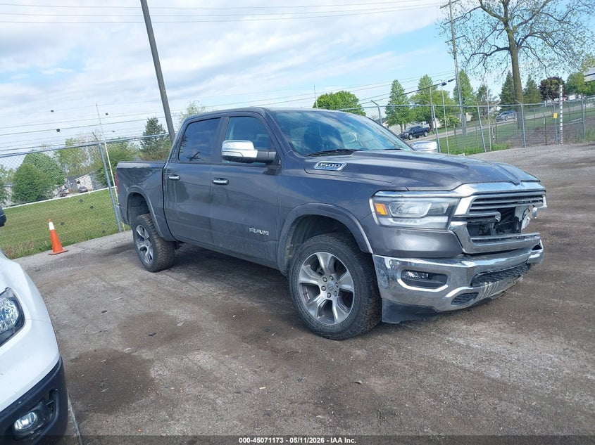 2022 Ram 1500 VIN 1C6SRFJT0NN262502 IAAI salvage auction — FRONT END, Clear (Michigan), sold $10,300 on 2026-07-26 (photo 1)