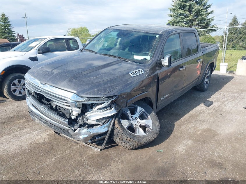 2022 Ram 1500 VIN 1C6SRFJT0NN262502 IAAI salvage auction — FRONT END, Clear (Michigan), sold $10,300 on 2026-07-26 (photo 2)