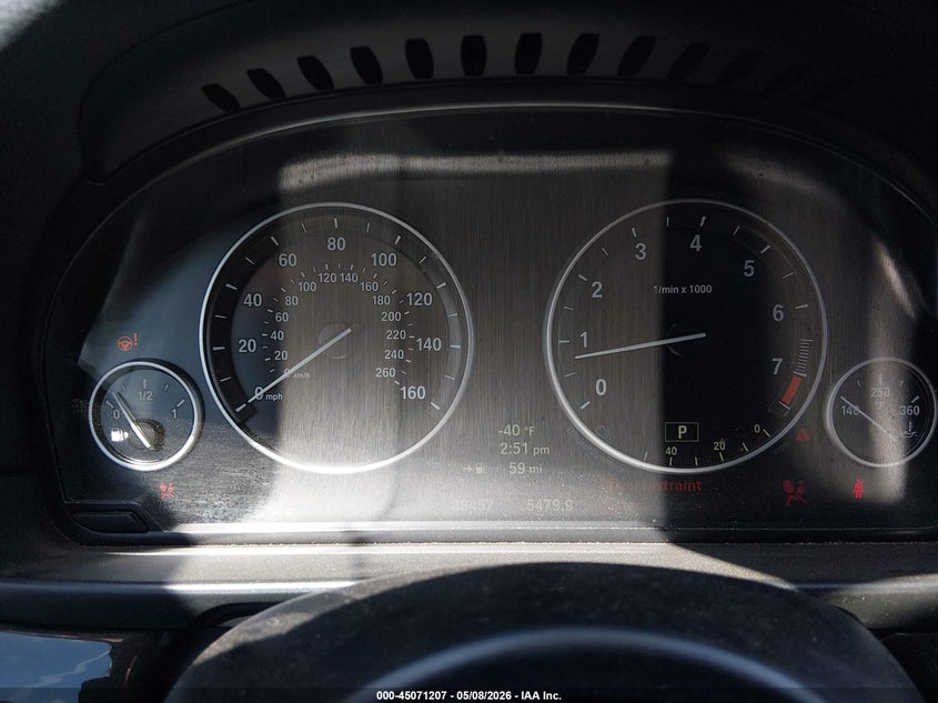 2014 BMW 5er VIN WBA5A7C55ED618804 IAAI salvage auction — FRONT END, Salvage (Colorado), sold $1,700 on 2026-07-14 (photo 7)