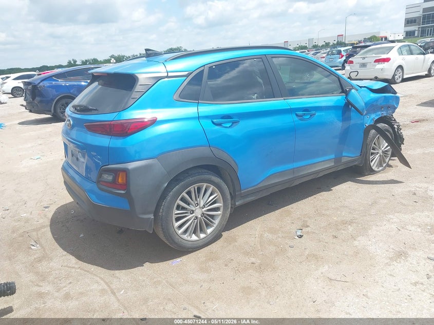 2021 Hyundai Kona VIN KM8K22AA7MU638360 IAAI salvage auction — FRONT END, Original (Texas), sold $2,825 on 2026-07-14 (photo 4)