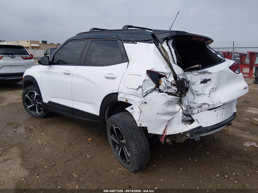 2021 Chevrolet Trailblazer VIN KL79MUSL3MB081125 IAAI salvage auction — REAR END, Salvage (Kansas), sold $2,500 on 2026-07-17 (photo 3)