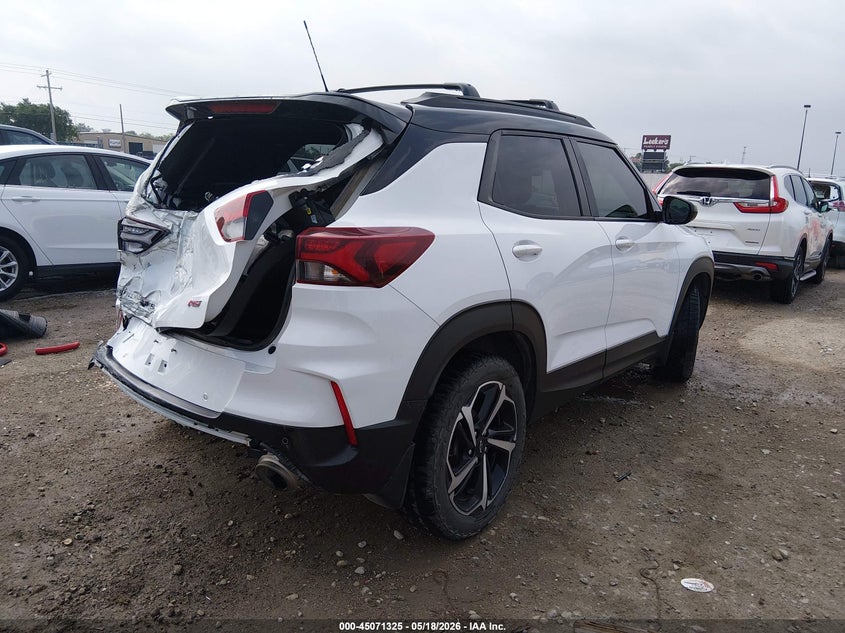 2021 Chevrolet Trailblazer VIN KL79MUSL3MB081125 IAAI salvage auction — REAR END, Salvage (Kansas), sold $2,500 on 2026-07-17 (photo 4)
