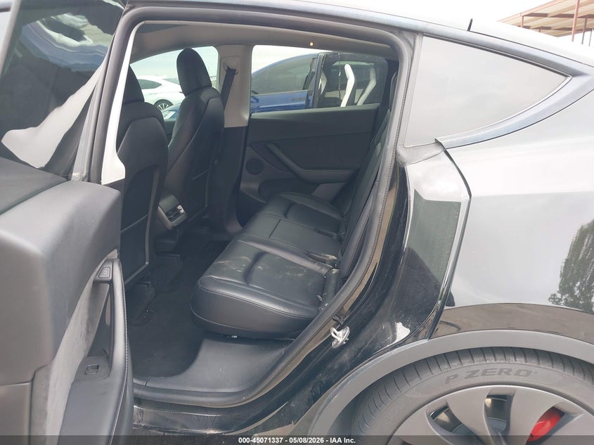 2021 Tesla Model y VIN 5YJYGDEFXMF258312 IAAI salvage auction — RIGHT REAR, Original (Texas), sold $8,500 on 2026-07-08 (photo 8)