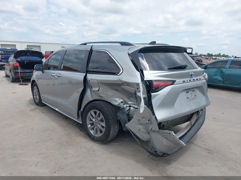 2022 Toyota Sienna VIN 5TDYRKEC5NS085171 IAAI salvage auction — LEFT SIDE, Original (Texas), sold $10,950 on 2026-07-15 (photo 6)