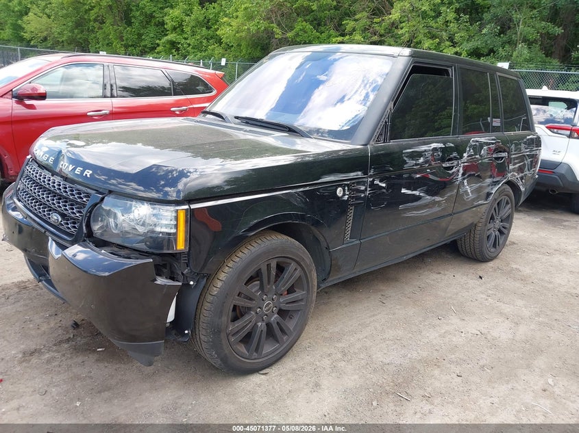 2012 Land rover RANGE ROVER VIN SALMF1D42CA378959 IAAI salvage auction — LEFT & RIGHT, Salvage - Greater Than 75% (Maryland), sold $800 on 2026-07-28 (photo 2)