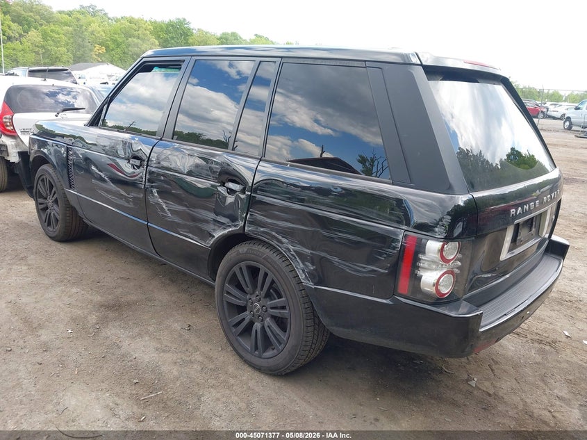 2012 Land rover RANGE ROVER VIN SALMF1D42CA378959 IAAI salvage auction — LEFT & RIGHT, Salvage - Greater Than 75% (Maryland), sold $800 on 2026-07-28 (photo 3)