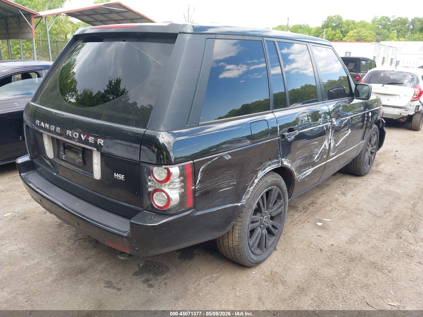 2012 Land rover RANGE ROVER VIN SALMF1D42CA378959 IAAI salvage auction — LEFT & RIGHT, Salvage - Greater Than 75% (Maryland), sold $800 on 2026-07-28 (photo 4)