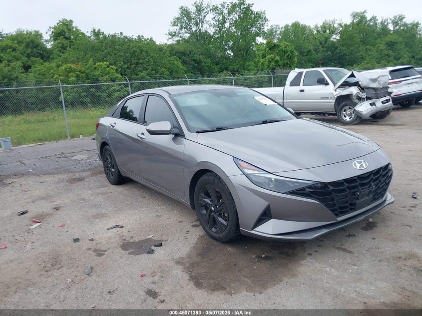 2022 Hyundai Elantra VIN KMHLS4AG1NU219605 IAAI salvage auction — LEFT FRONT, Salvage - Greater Than 75% (Maryland), sold $5,500 on 2026-07-28 (photo 1)