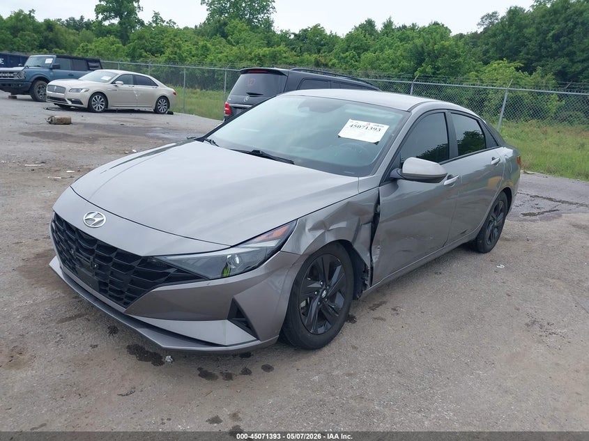 2022 Hyundai Elantra VIN KMHLS4AG1NU219605 IAAI salvage auction — LEFT FRONT, Salvage - Greater Than 75% (Maryland), sold $5,500 on 2026-07-28 (photo 2)