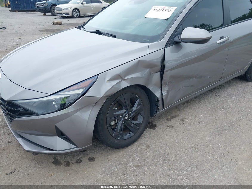 2022 Hyundai Elantra VIN KMHLS4AG1NU219605 IAAI salvage auction — LEFT FRONT, Salvage - Greater Than 75% (Maryland), sold $5,500 on 2026-07-28 (photo 6)