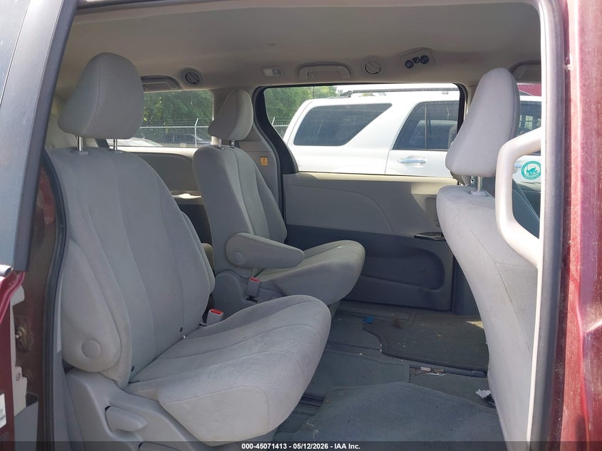 2012 Toyota Sienna VIN 5TDZK3DC7CS247587 IAAI salvage auction — RIGHT FRONT, Salvage (North Carolina), sold $825 on 2026-07-23 (photo 8)