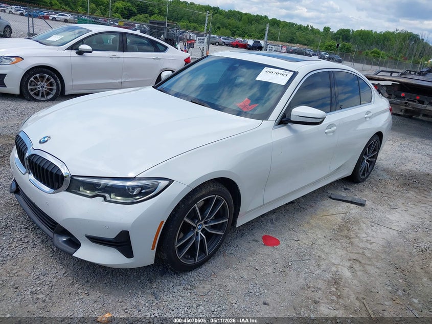 2019 BMW 3er VIN WBA5R1C53KAK11633 IAAI salvage auction — TRANSMISSION, Salvage (Tennessee), sold $8,700 on 2026-07-10 (photo 2)