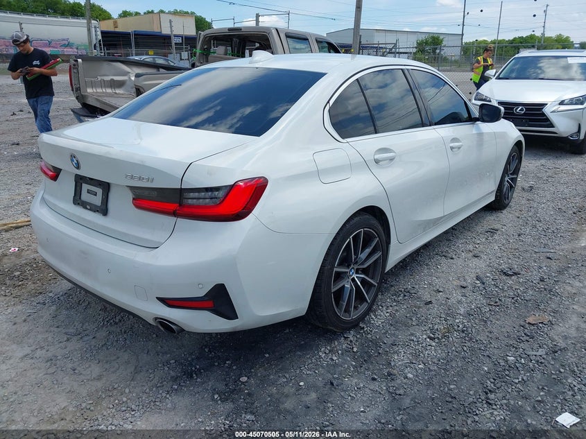 2019 BMW 3er VIN WBA5R1C53KAK11633 IAAI salvage auction — TRANSMISSION, Salvage (Tennessee), sold $8,700 on 2026-07-10 (photo 4)