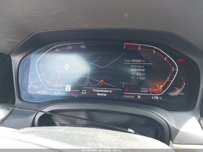 2019 BMW 3er VIN WBA5R1C53KAK11633 IAAI salvage auction — TRANSMISSION, Salvage (Tennessee), sold $8,700 on 2026-07-10 (photo 7)
