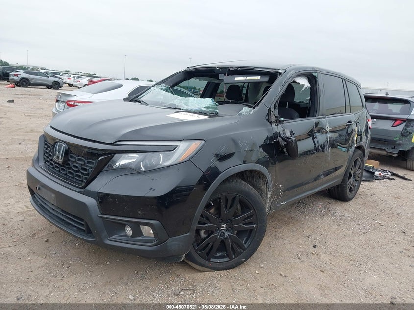 2021 Honda Passport VIN 5FNYF7H29MB014521 IAAI salvage auction — ROLLOVER, Salvage (Texas), sold $1,950 on 2026-07-09 (photo 2)