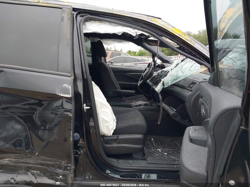 2021 Honda Passport VIN 5FNYF7H29MB014521 IAAI salvage auction — ROLLOVER, Salvage (Texas), sold $1,950 on 2026-07-09 (photo 5)