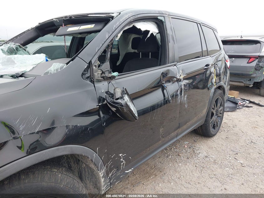 2021 Honda Passport VIN 5FNYF7H29MB014521 IAAI salvage auction — ROLLOVER, Salvage (Texas), sold $1,950 on 2026-07-09 (photo 6)