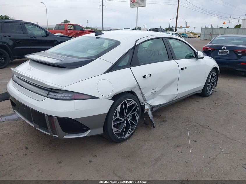 2024 Hyundai Ioniq 6 VIN KMHM34AC3RA080342 IAAI salvage auction — REAR END, Salvage Title, sold $11,225 on 2026-09-08 (photo 4)