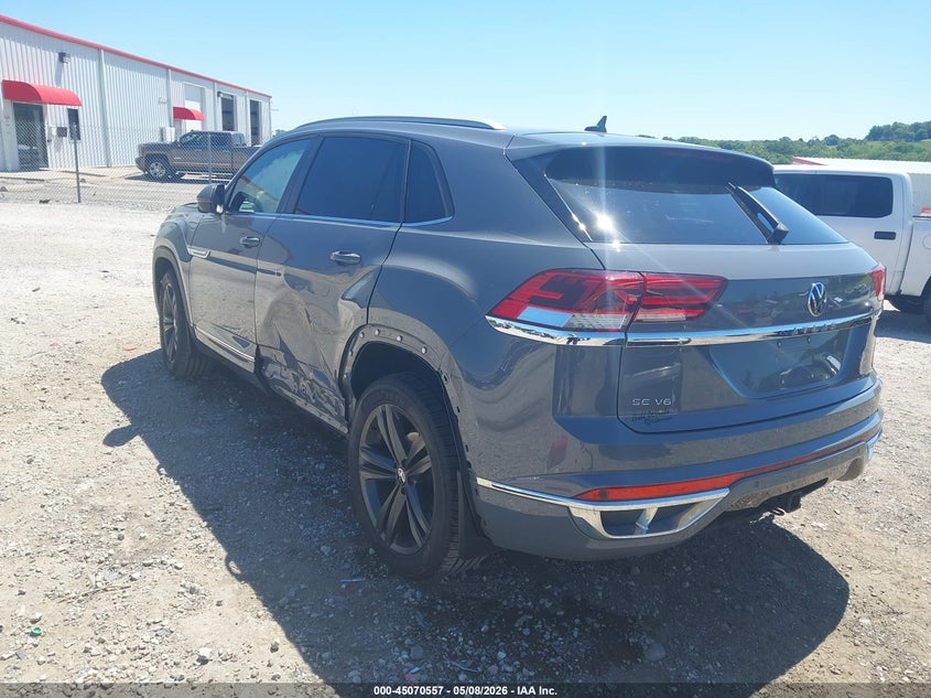 2021 Volkswagen Atlas cross sport VIN 1V2PE2CA7MC218875 IAAI salvage auction — LEFT REAR, Salvage (Arkansas), sold $5,100 on 2026-07-09 (photo 3)