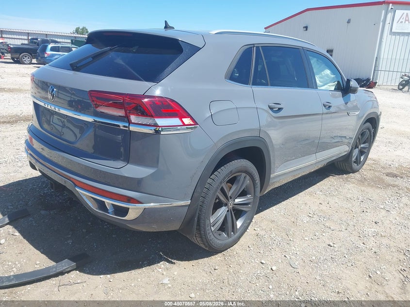 2021 Volkswagen Atlas cross sport VIN 1V2PE2CA7MC218875 IAAI salvage auction — LEFT REAR, Salvage (Arkansas), sold $5,100 on 2026-07-09 (photo 4)