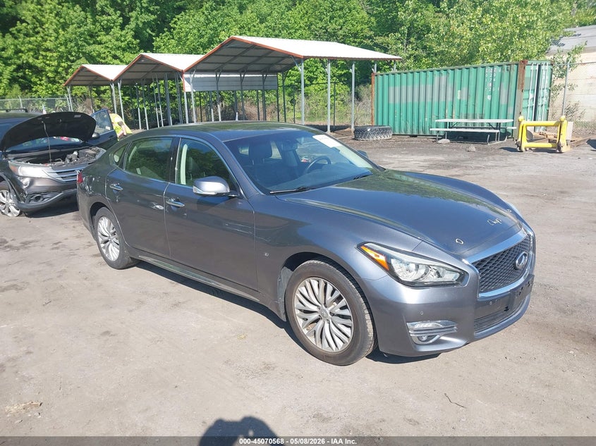 2016 Infiniti Q70 VIN JN1BY1PR2GM720952 IAAI salvage auction — REAR END, Salvage - Greater Than 75% (Maryland), sold $2,650 on 2026-07-14 (photo 1)