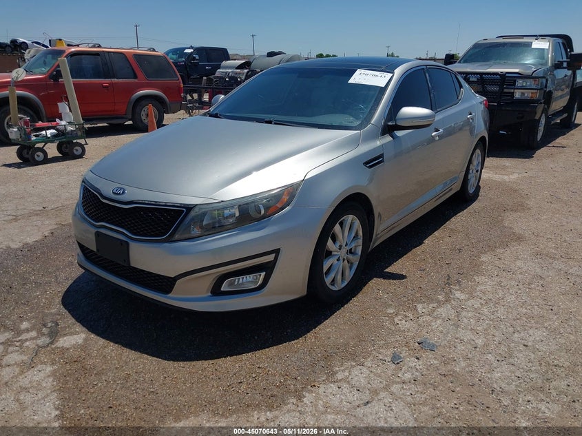 2015 Kia Optima VIN 5XXGN4A77FG395885 IAAI salvage auction — HAIL, Original (Texas), sold $1,975 on 2026-07-13 (photo 2)