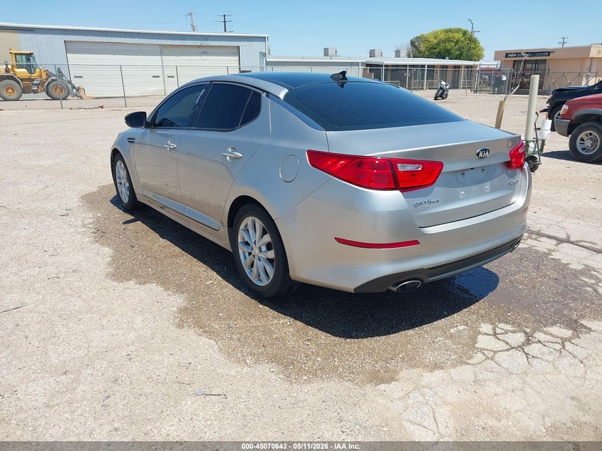 2015 Kia Optima VIN 5XXGN4A77FG395885 IAAI salvage auction — HAIL, Original (Texas), sold $1,975 on 2026-07-13 (photo 3)