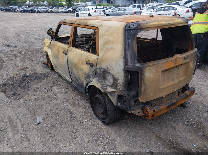 2013 Scion Xb VIN JTLZE4FE9DJ037569 IAAI salvage auction — TOTAL BURN, Salvage (Rhode Island), sold $100 on 2026-07-07 (photo 3)