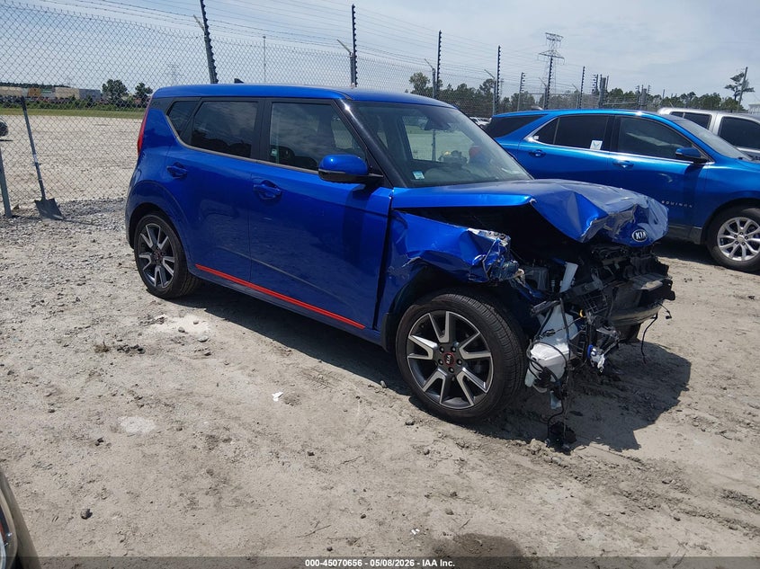 2021 Kia Soul VIN KNDJ63AU3M7779350 IAAI salvage auction — FRONT END, Salvage (Georgia), sold $1,850 on 2026-07-31 (photo 1)