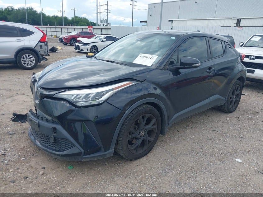 2021 Toyota C-hr VIN JTNKHMBX4M1114887 IAAI salvage auction — FRONT END, Original (Texas), sold $5,300 on 2026-07-23 (photo 2)