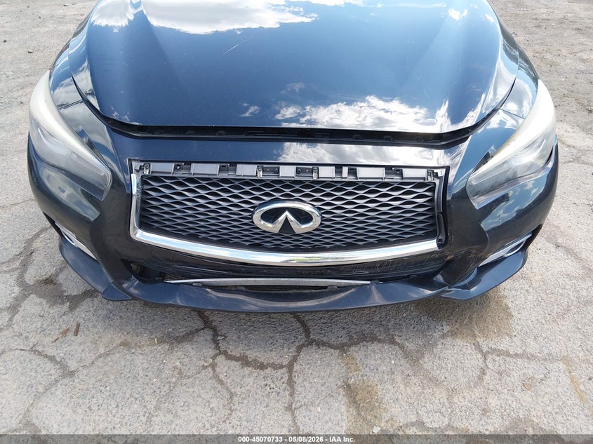 2017 Infiniti Q50 VIN JN1CV7AR9HM681982 IAAI salvage auction — VANDALISM, Salvage (Connecticut), sold $1,025 on 2026-08-01 (photo 6)
