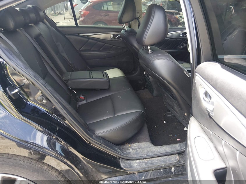 2017 Infiniti Q50 VIN JN1CV7AR9HM681982 IAAI salvage auction — VANDALISM, Salvage (Connecticut), sold $1,025 on 2026-08-01 (photo 8)