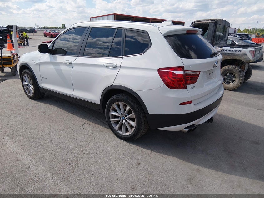 2013 BMW X3 VIN 5UXWX9C58D0A08100 IAAI salvage auction — RIGHT SIDE, Salvage (Illinois), sold $1,000 on 2026-07-14 (photo 3)