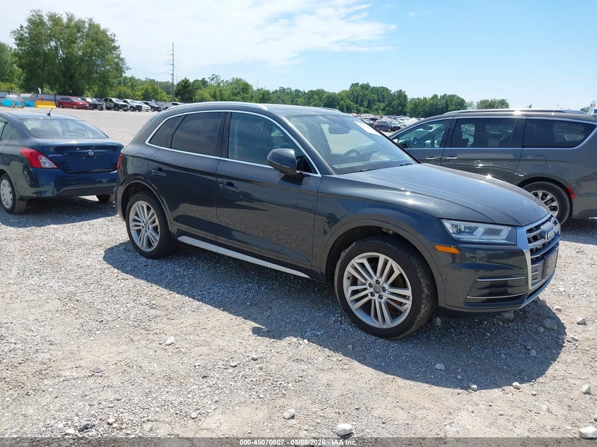2018 Audi Q5 VIN WA1BNAFY7J2007816 IAAI salvage auction — FRONT END, Salvage (Missouri), sold $6,300 on 2026-07-27 (photo 1)