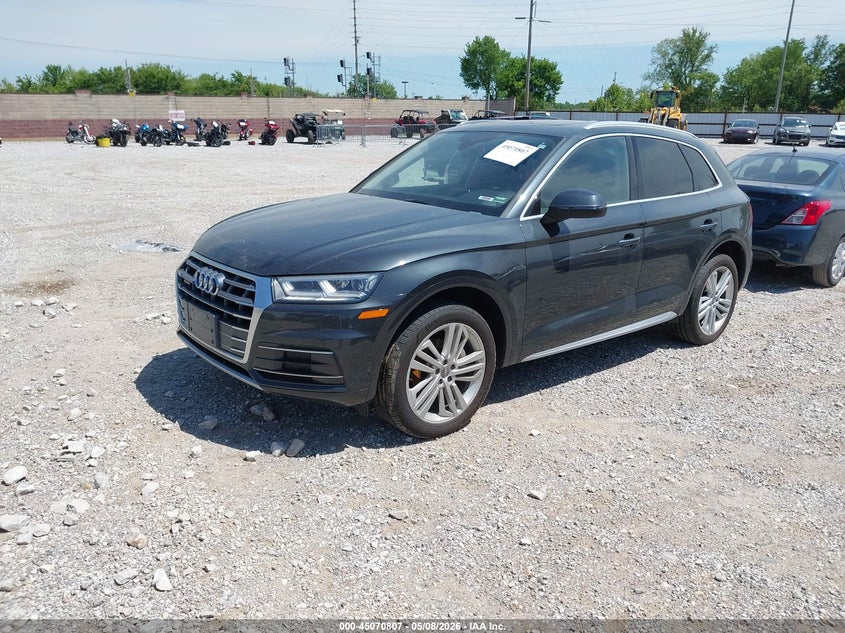2018 Audi Q5 VIN WA1BNAFY7J2007816 IAAI salvage auction — FRONT END, Salvage (Missouri), sold $6,300 on 2026-07-27 (photo 2)