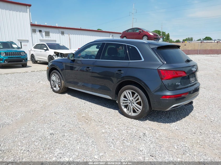 2018 Audi Q5 VIN WA1BNAFY7J2007816 IAAI salvage auction — FRONT END, Salvage (Missouri), sold $6,300 on 2026-07-27 (photo 3)