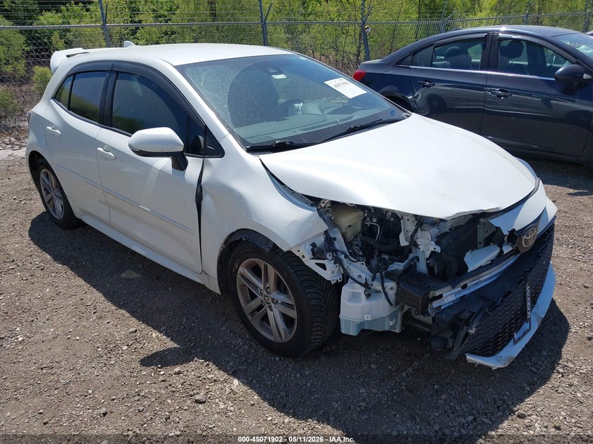 2019 Toyota Corolla VIN JTNK4RBE4K3015804 IAAI salvage auction — FRONT END, Salvage (Illinois), sold $2,550 on 2026-07-16 (photo 1)