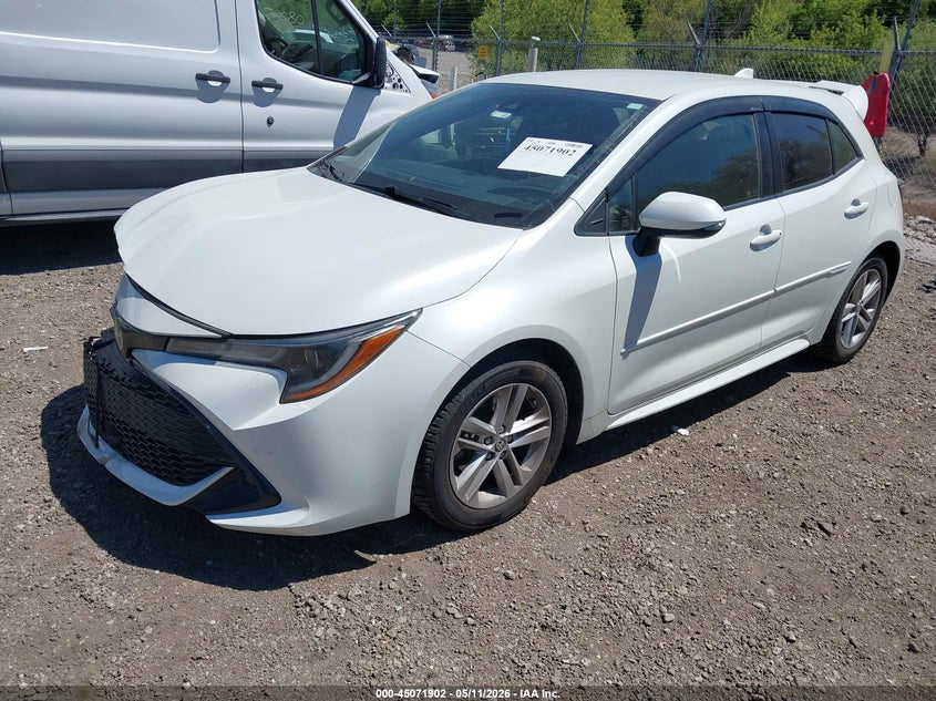2019 Toyota Corolla VIN JTNK4RBE4K3015804 IAAI salvage auction — FRONT END, Salvage (Illinois), sold $2,550 on 2026-07-16 (photo 2)