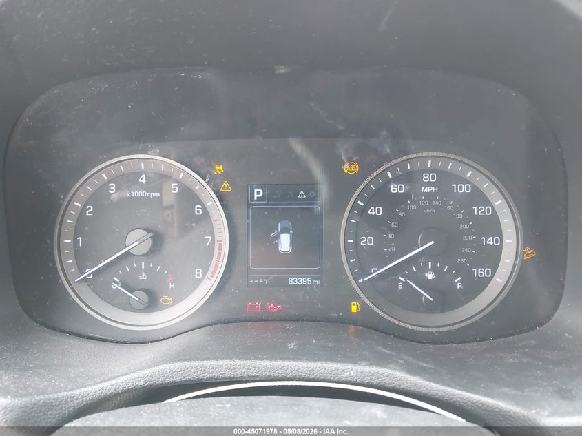 2017 Hyundai Tucson VIN KM8J23A44HU494817 IAAI salvage auction — FRONT END, Clear (Indiana), sold $3,950 on 2026-07-07 (photo 7)