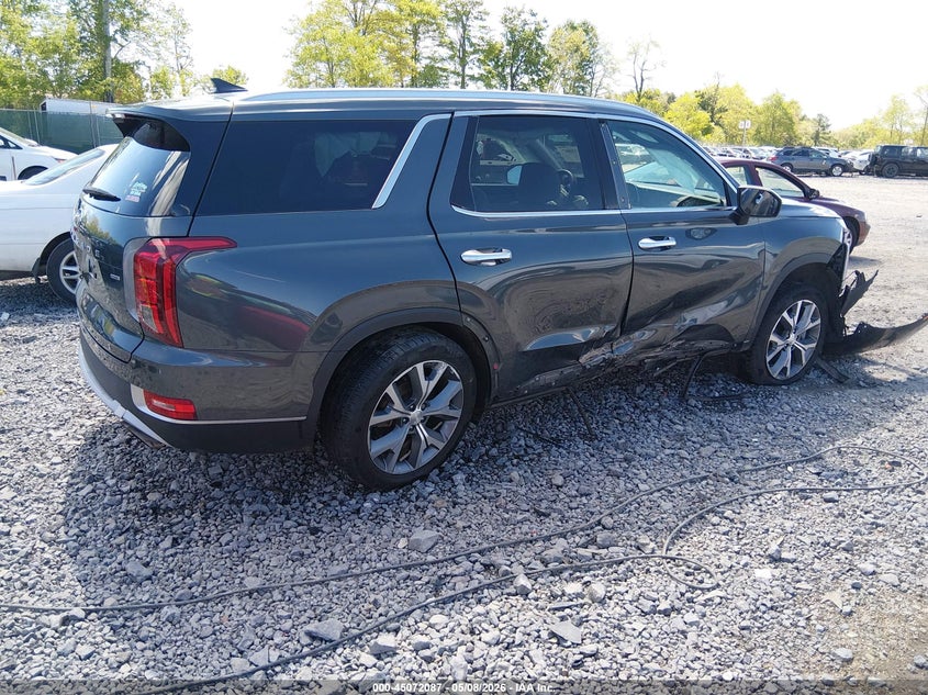 2021 Hyundai Palisade VIN KM8R4DHE0MU264199 IAAI salvage auction — FRONT END, Salvage (West Virginia), sold $3,450 on 2026-07-15 (photo 4)