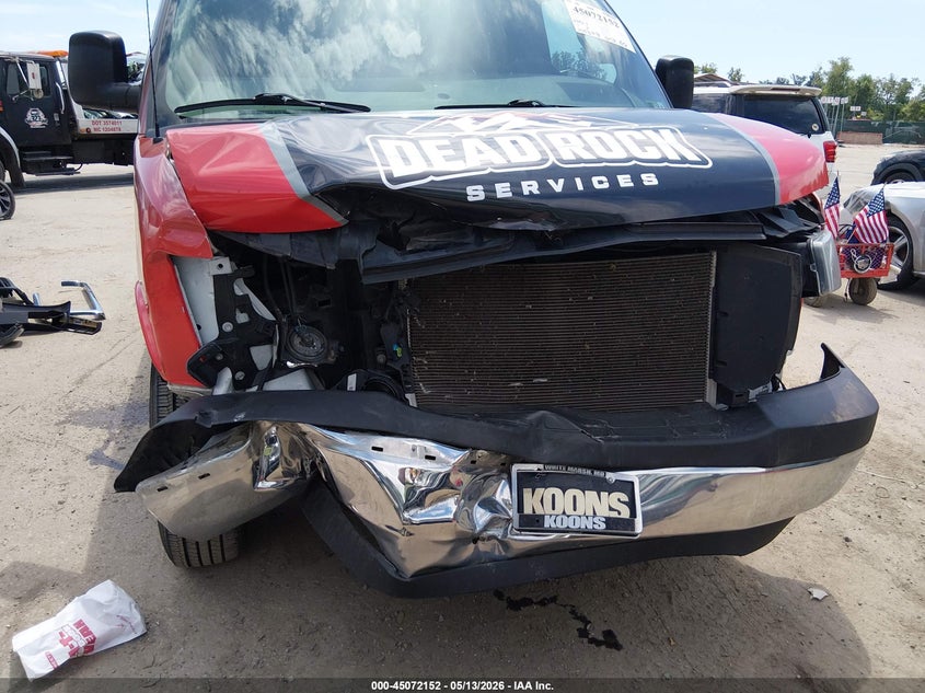 2021 Gmc Savana VIN 1GTW7AFP8M1169621 IAAI salvage auction — RIGHT FRONT, Salvage - Greater Than 75% (Maryland), sold $3,225 on 2026-07-09 (photo 6)