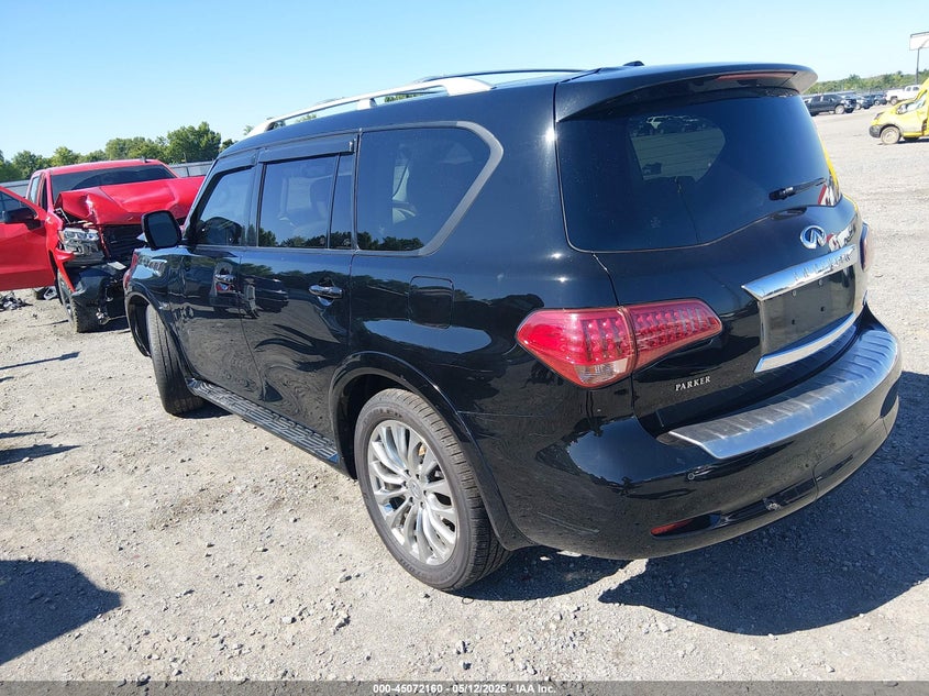 2017 Infiniti Qx80 VIN JN8AZ2NE1H9160491 IAAI salvage auction — FRONT END, Salvage Title, sold $4,025 on 2026-07-29 (photo 3)
