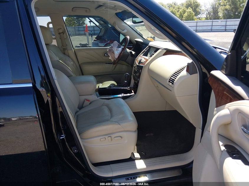 2017 Infiniti Qx80 VIN JN8AZ2NE1H9160491 IAAI salvage auction — FRONT END, Salvage Title, sold $4,025 on 2026-07-29 (photo 5)