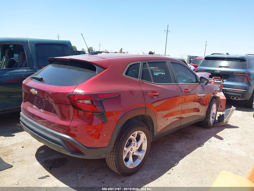 2024 Chevrolet Trax VIN KL77LFE24RC165318 IAAI salvage auction — FRONT END, Salvage (Texas), sold $2,300 on 2026-07-14 (photo 4)
