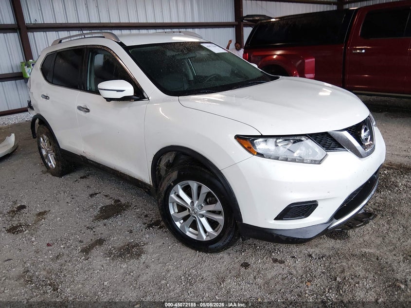2016 Nissan Rogue VIN KNMAT2MVXGP712711 IAAI salvage auction — RIGHT REAR, Salvage (Louisiana), sold $1,650 on 2026-07-15 (photo 1)